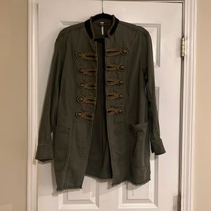 Free People embellished Military Jacket